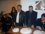 Kοπή πίτας στο χωριό Λουτρά