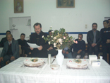 Koπή πίτας στο χωριό Στενή