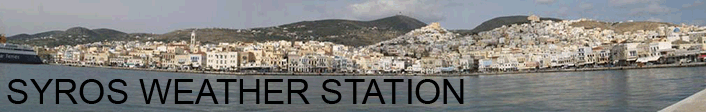 Syros meteo station-Σύρος, Ιδιωτικός Μετεωρολογικός Σταθμός